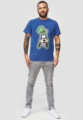Recovered Shirt 'Disney Goofy Outline' in Blue