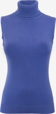 Influencer Pullover in Blau: predná strana