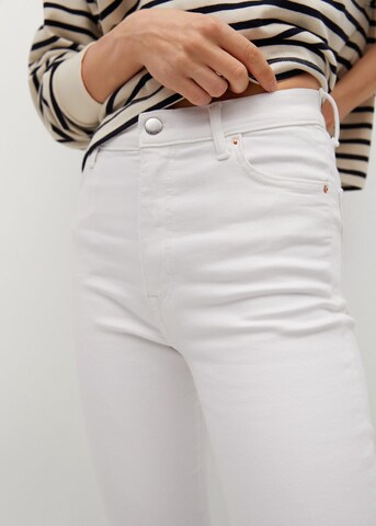 MANGO Boot cut Jeans 'Sienna' in White