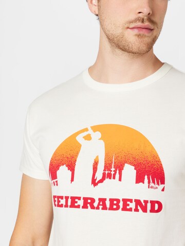 Derbe Shirt 'Einer Geht Noch' in White