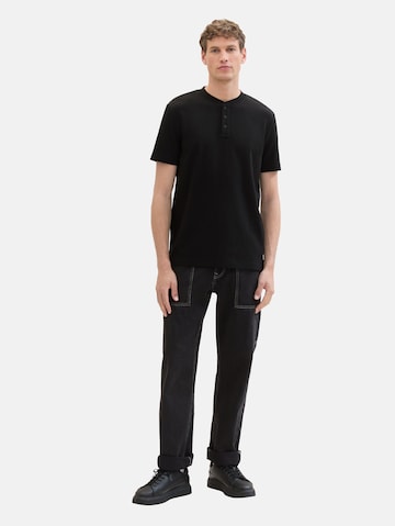 TOM TAILOR DENIM T-Shirt in Schwarz