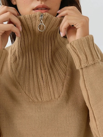 Pullover di My fashion in marrone