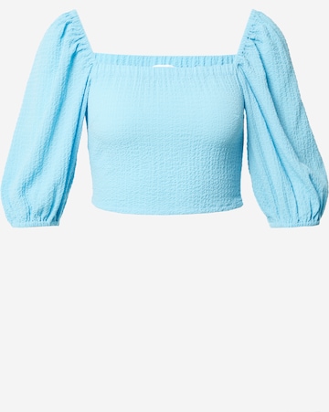 EDITED Blouse 'Dion' in Blauw: voorkant