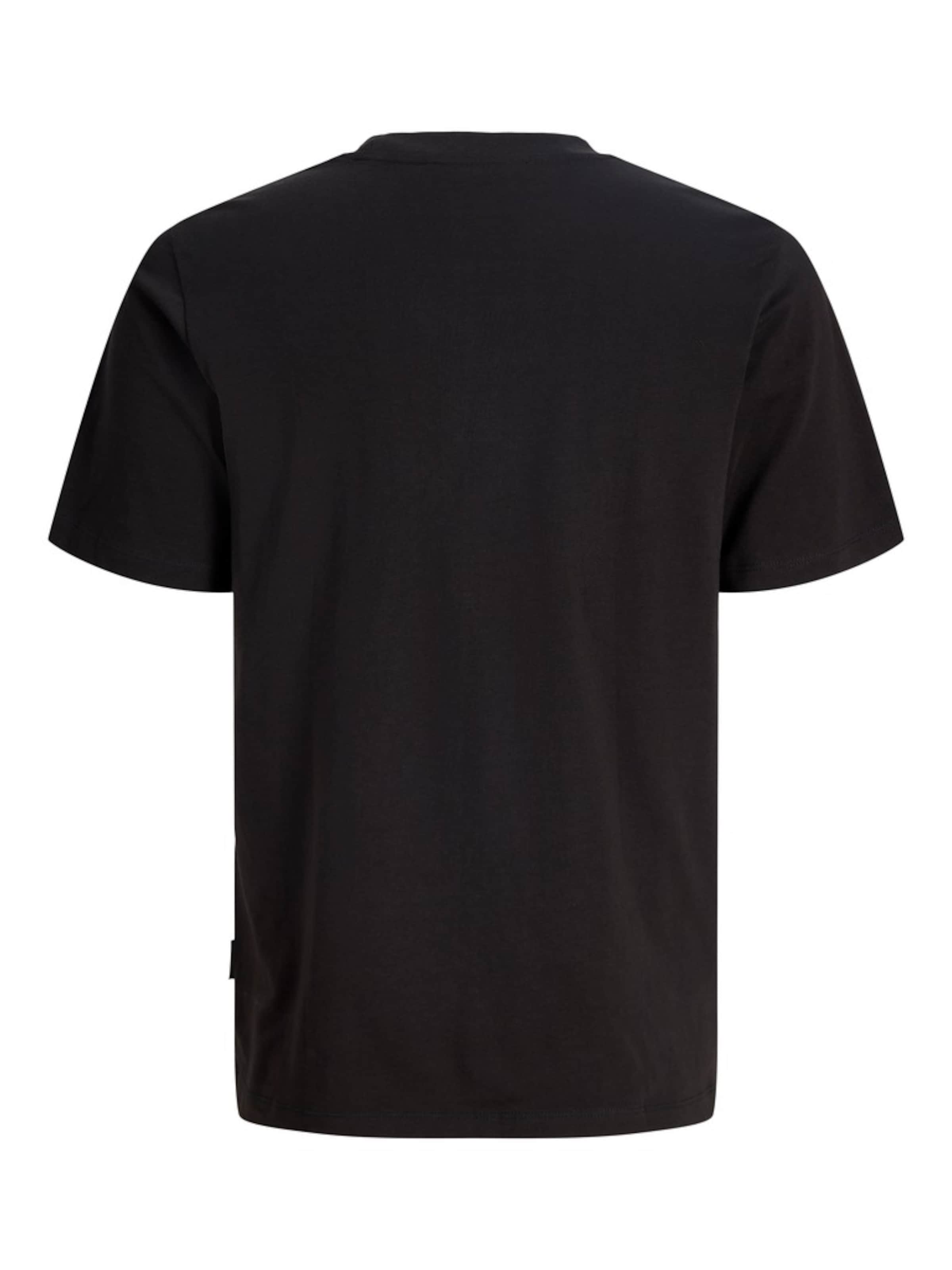 T-Shirt 'JCOFUSION' Jack & Jones Plus en noir