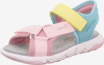 Sandales 'PEBBLES' SUPERFIT en rose : devant