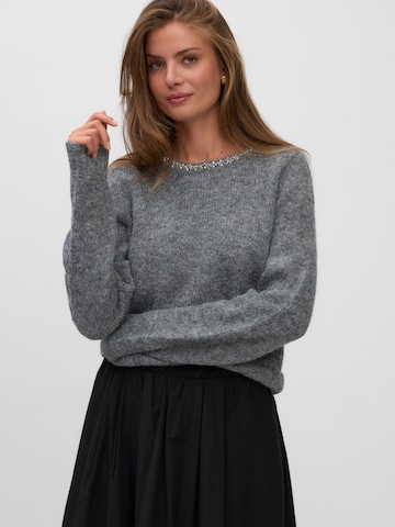 VERO MODA Pulóver 'VMNOVAH' - szürke: elől