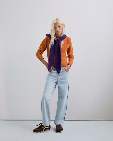 Scalpers Sweter w kolorze pomarańczowy: przód