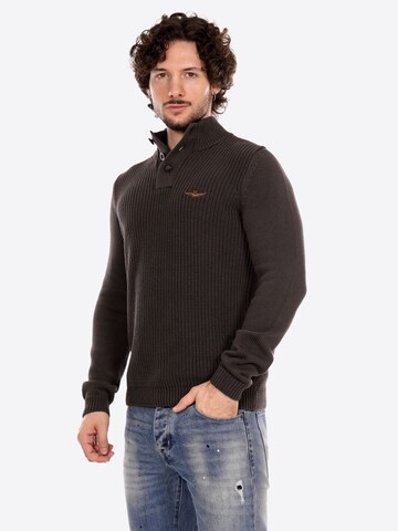 Aeronautica Militare Pullover 'Maglione' in Braun