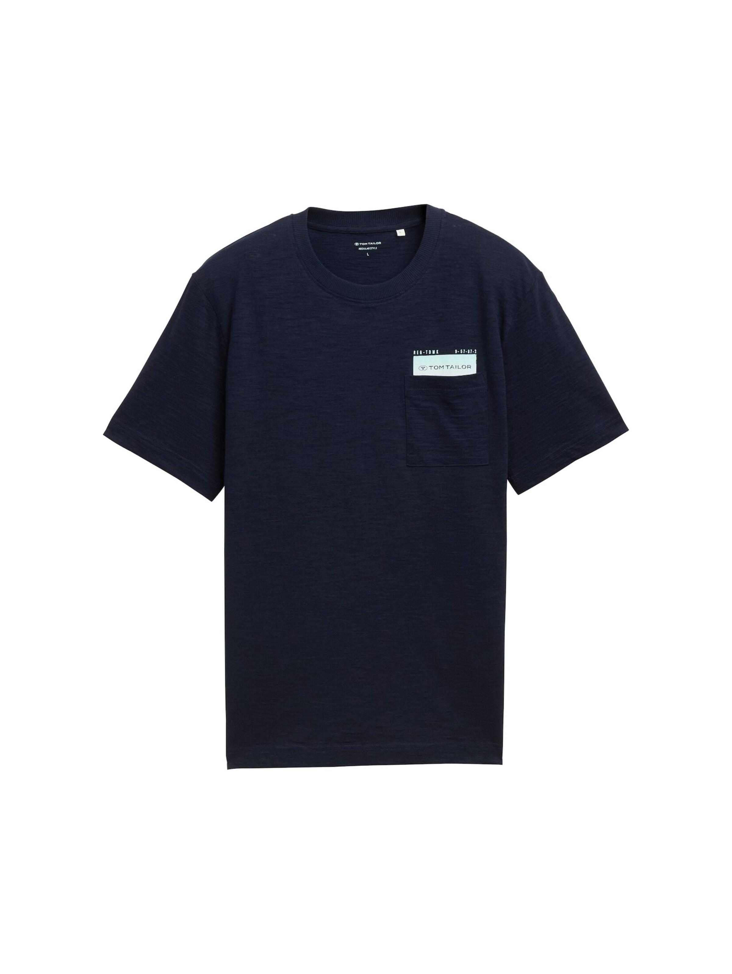 TOM TAILOR Shirt in Blauw: voorkant