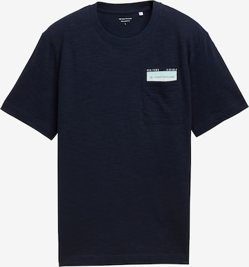 TOM TAILOR Shirt in Blauw: voorkant