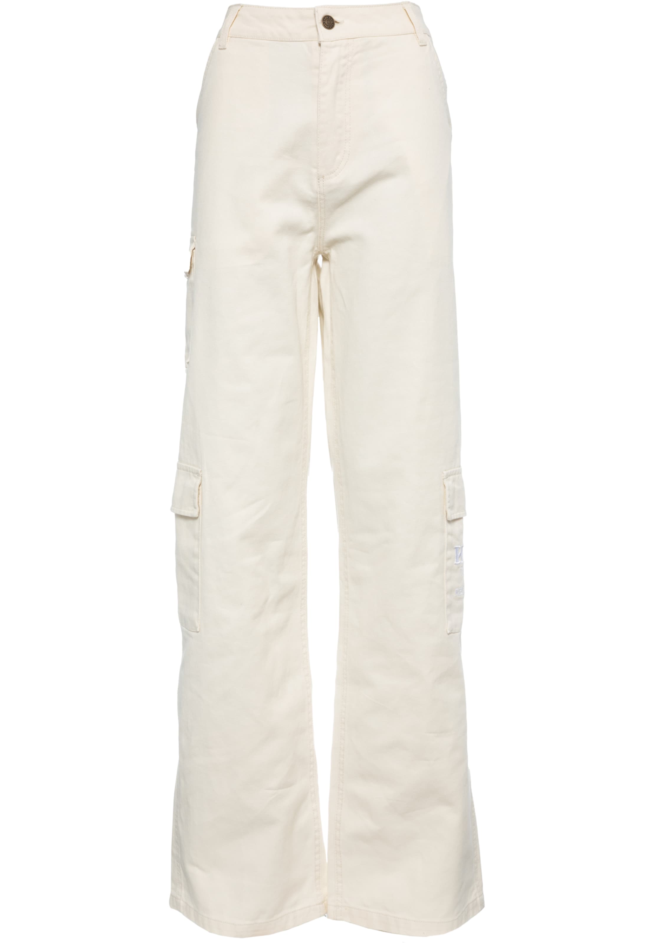 Karl Kani Loosefit Gargohousut värissä beige: etupuoli