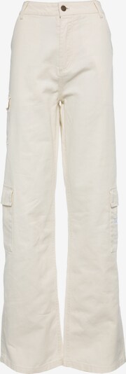 Pantaloni cu buzunare Karl Kani pe alb murdar, Vizualizare produs