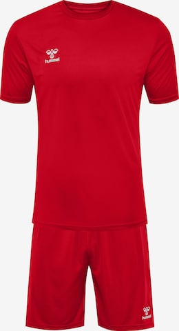 Hummel Trainingsanzug in Rot: Vorderseite