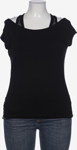 Mandarin Blouse & Tunic in XL in Black: front