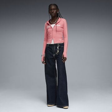 PUMA Sportsweatjacke 'T7' in Pink