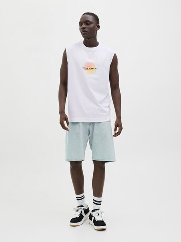 T-Shirt 'JCOCALMA' JACK & JONES en blanc