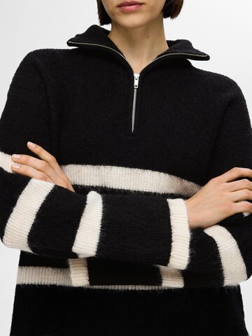 SELECTED FEMME Pullover 'Maline' in Schwarz