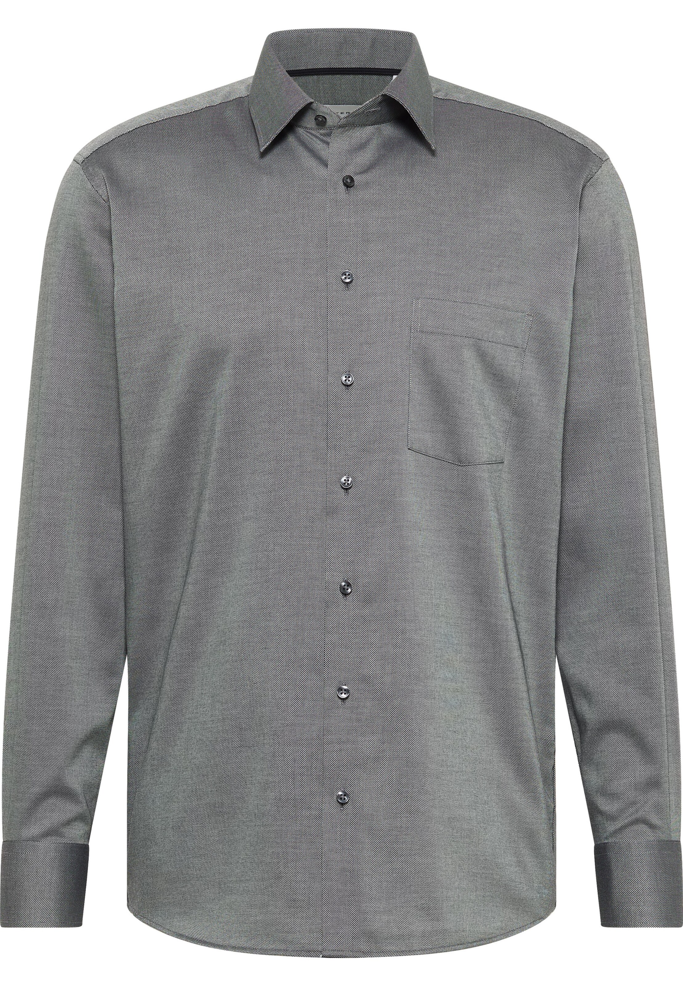 ETERNA Zakelijk overhemd in Grijs: voorkant