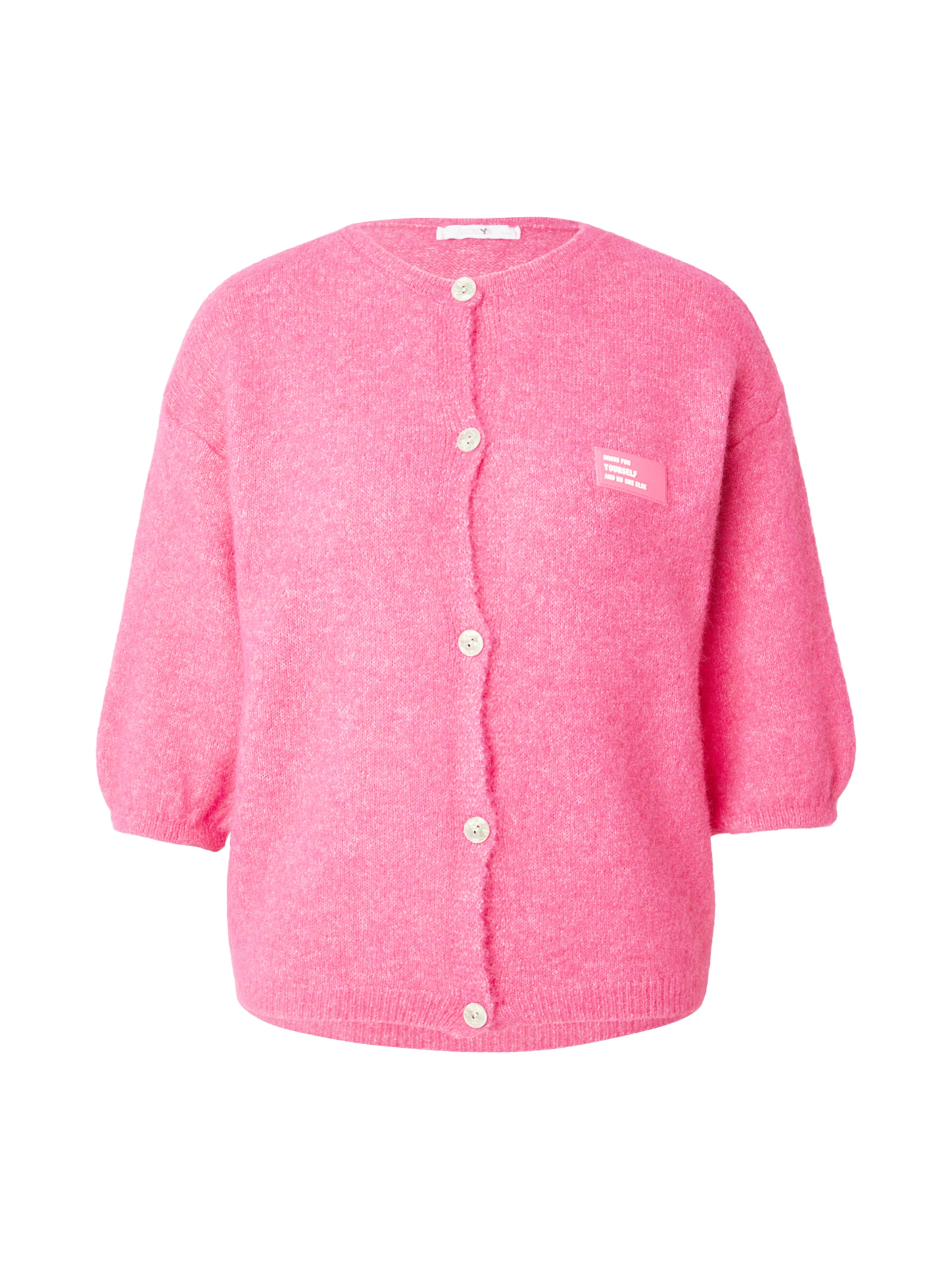 Hailys Gebreid vest 'La44tifa' in Roze: voorkant