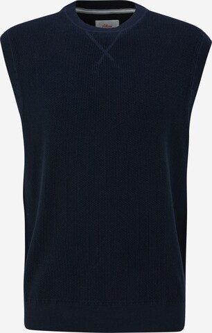 Pull-over s.Oliver en bleu : devant