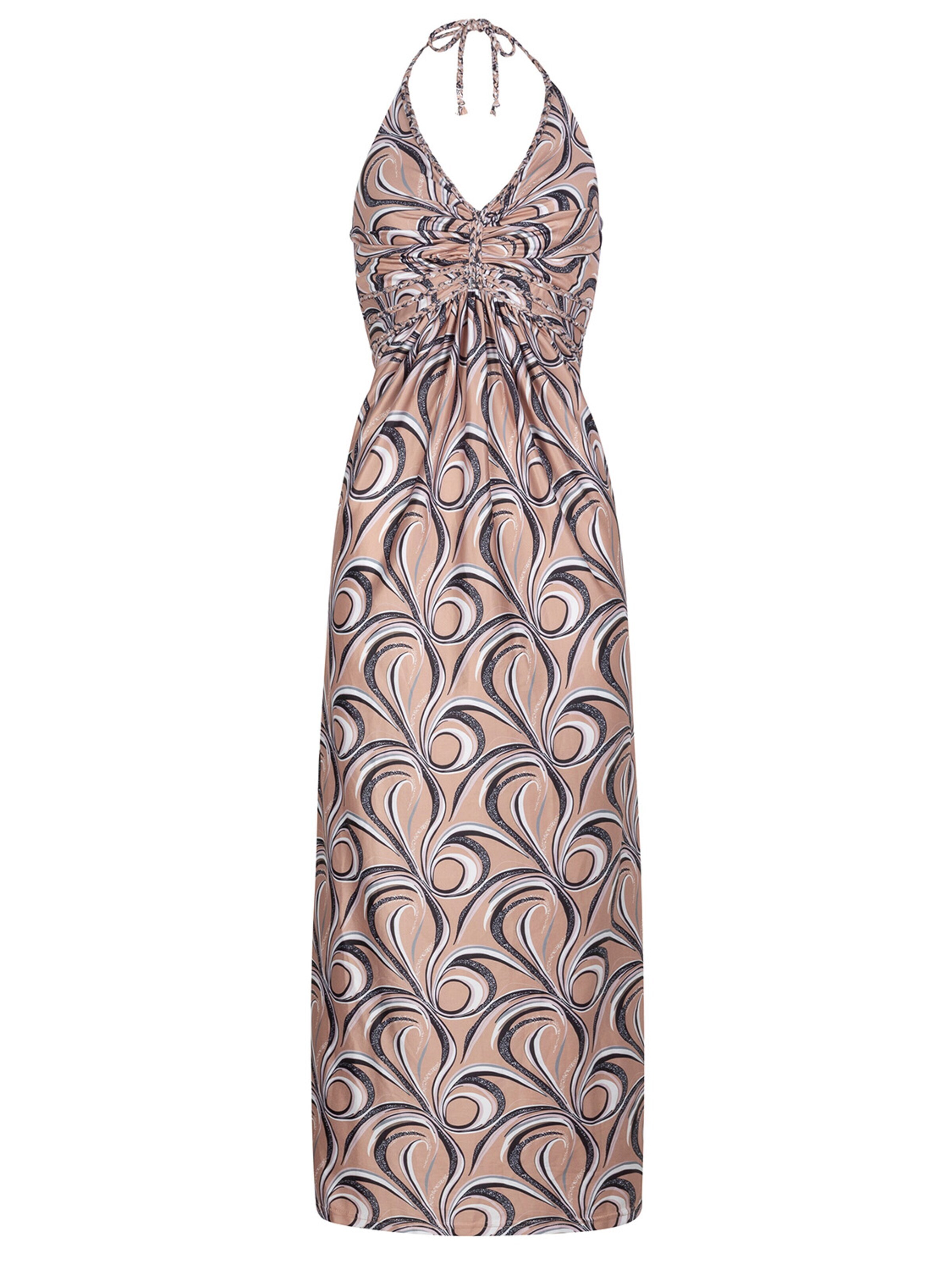 Chic by Lirette Jurk 'Halter dress Noe' in Beige
