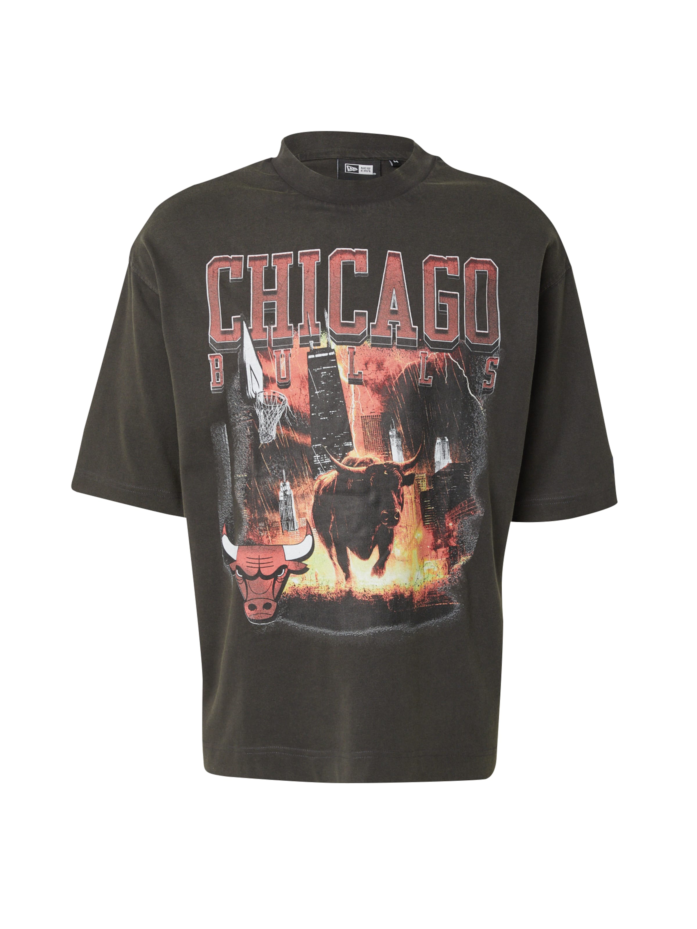 pilka NEW ERA Marškinėliai 'NBA CHIBUL': priekis