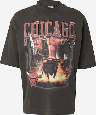 NEW ERA Majica 'NBA CHIBUL' u žuta / boja blata / tamno crvena / prljavo bijela, Pregled proizvoda