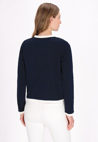 DreiMaster Maritim Gebreid vest in Blauw