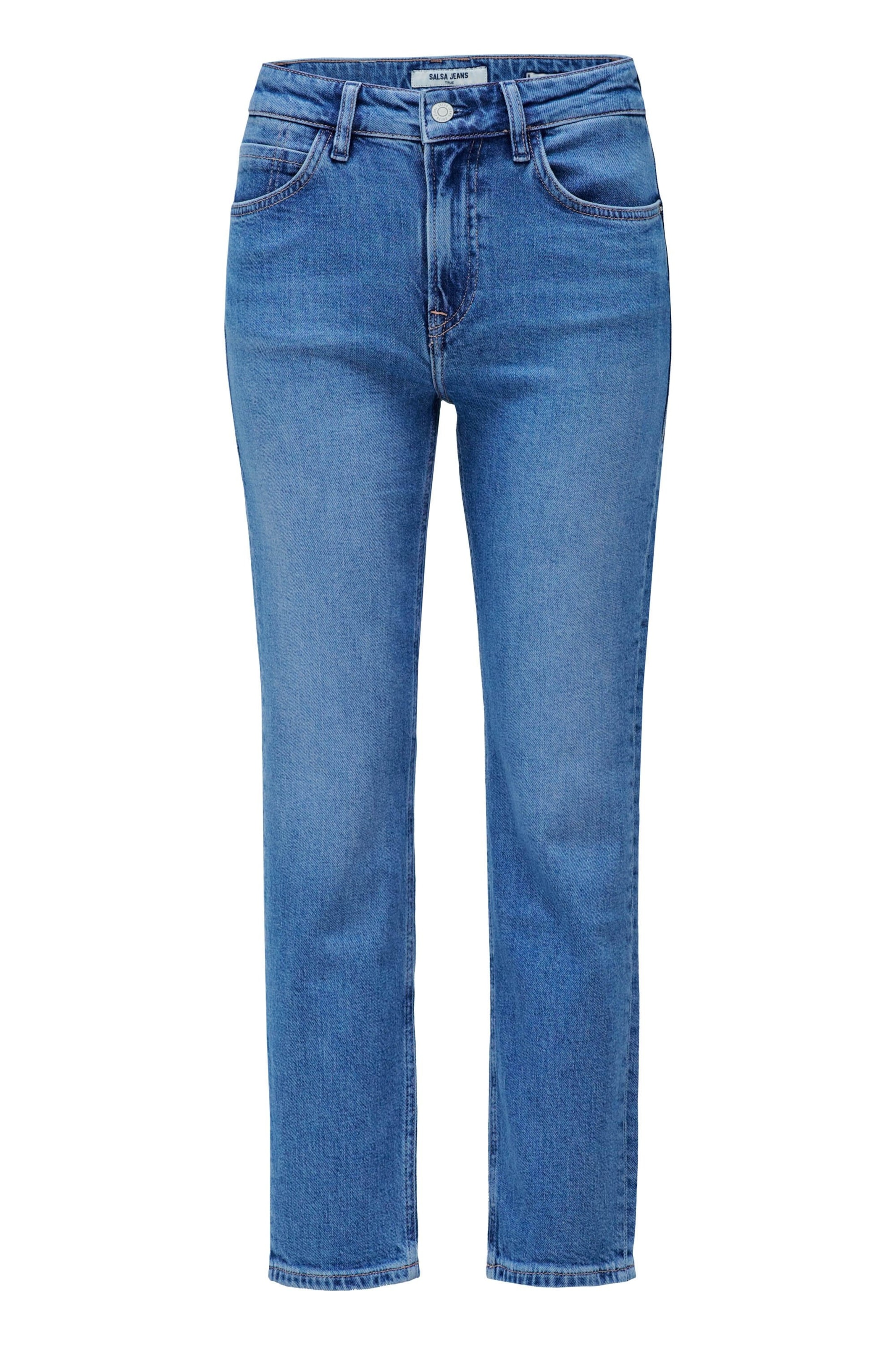 Effilé Jean Salsa Jeans en bleu : devant