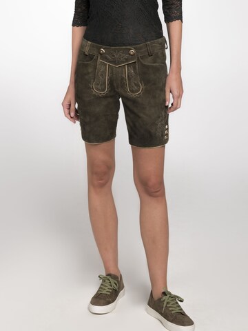 Coupe slim Pantalon SPIETH & WENSKY en marron