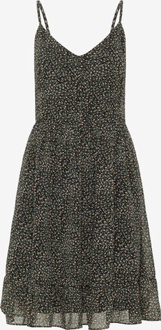 DreiMaster Vintage Summer Dress in Black: front