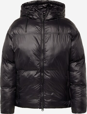 JACK & JONES Winter jacket in Black: front