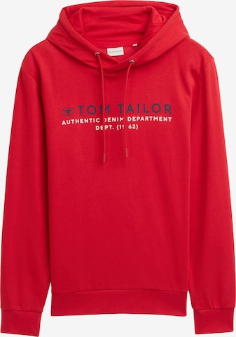 TOM TAILOR Свитшот в Красный: спереди