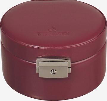 WINDROSE Schmuckkasten 'Merino' in Rot: Vorderseite