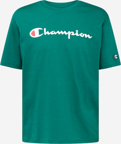 Champion Authentic Athletic Apparel T-Shirt in smaragd / rot / weiß, Produktansicht