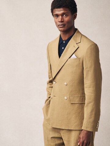 Next Regular Fit Sakko in Beige: Vorderseite