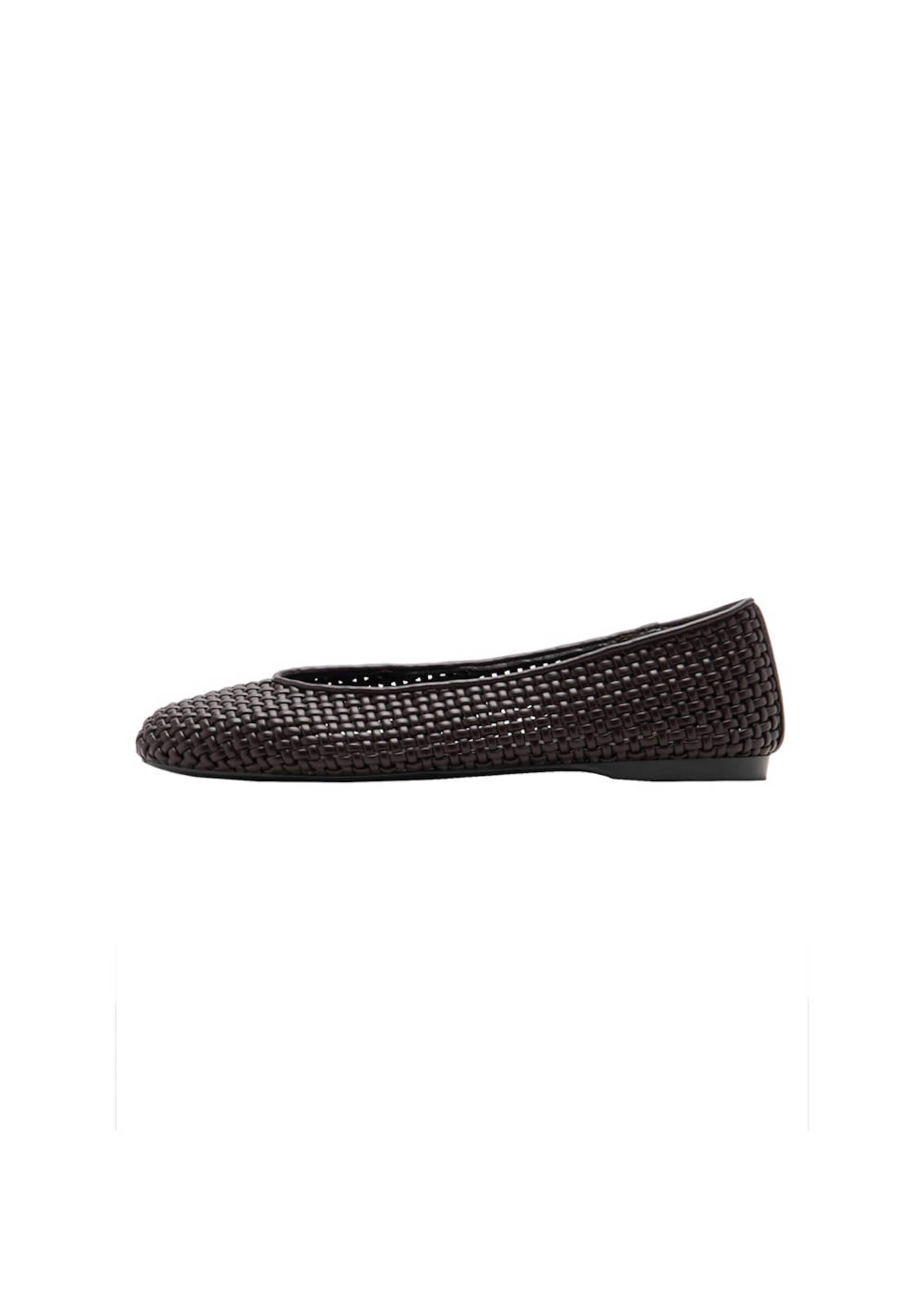 MANGO Ballet Flats 'Cidia' in Chocolate, Item view