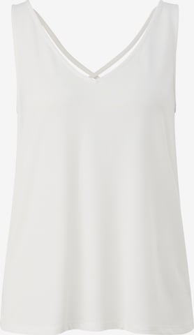 COMMA Top in White: front