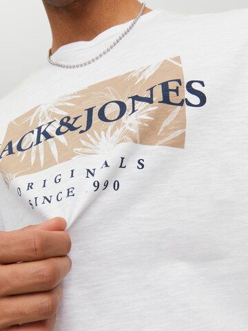 JACK & JONES Tričko 'Crayon' – bílá