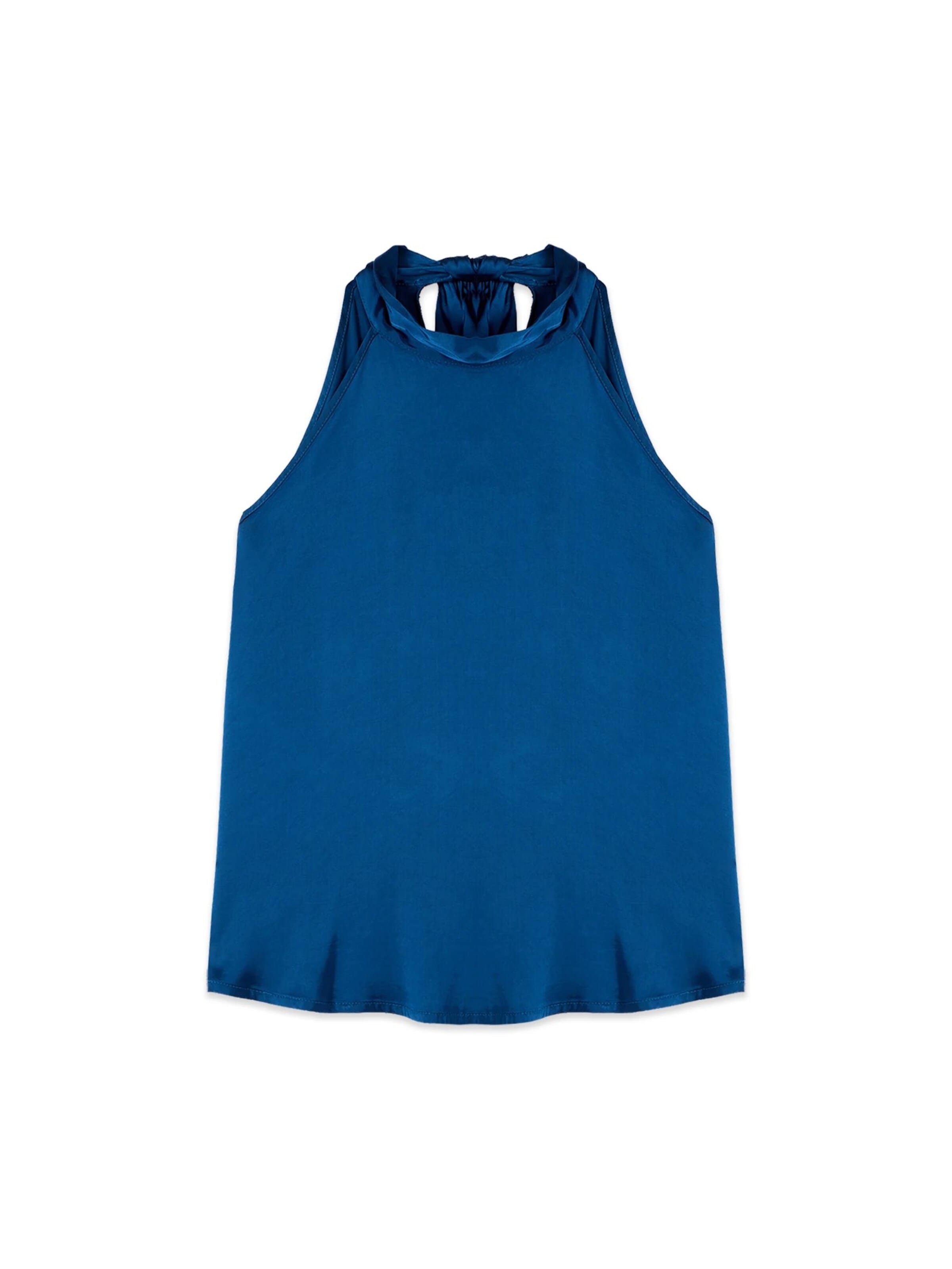 oltre - Blusa en azul: frente