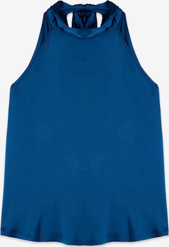 oltre - Blusa en azul: frente