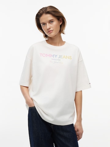 Tommy Jeans Μπλουζάκι σε λευκό: μπροστά