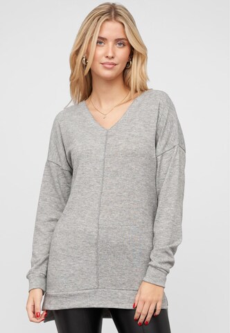 Pull-over Cloud5ive en gris : devant