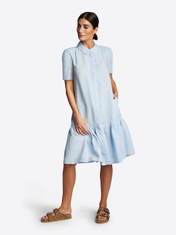 Robe-chemise Rich & Royal en bleu : devant