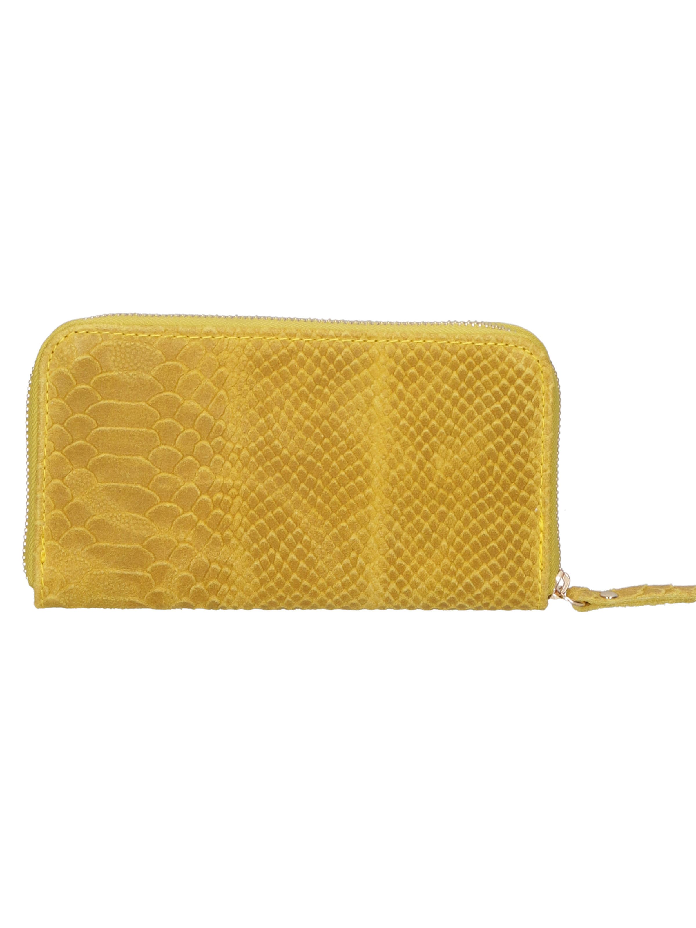 faina Wallet in Yellow: front