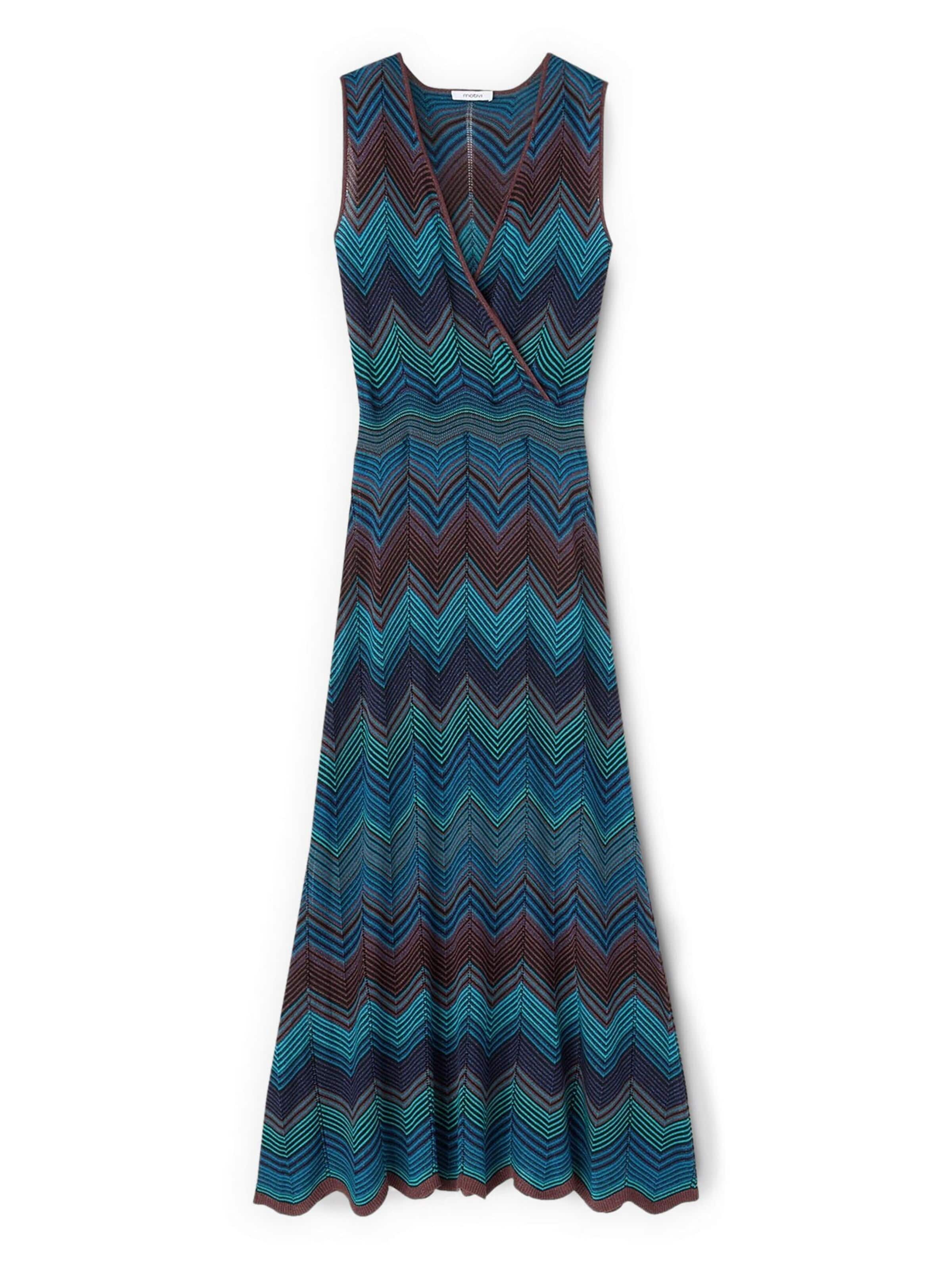 Robe MOTIVI en bleu : devant