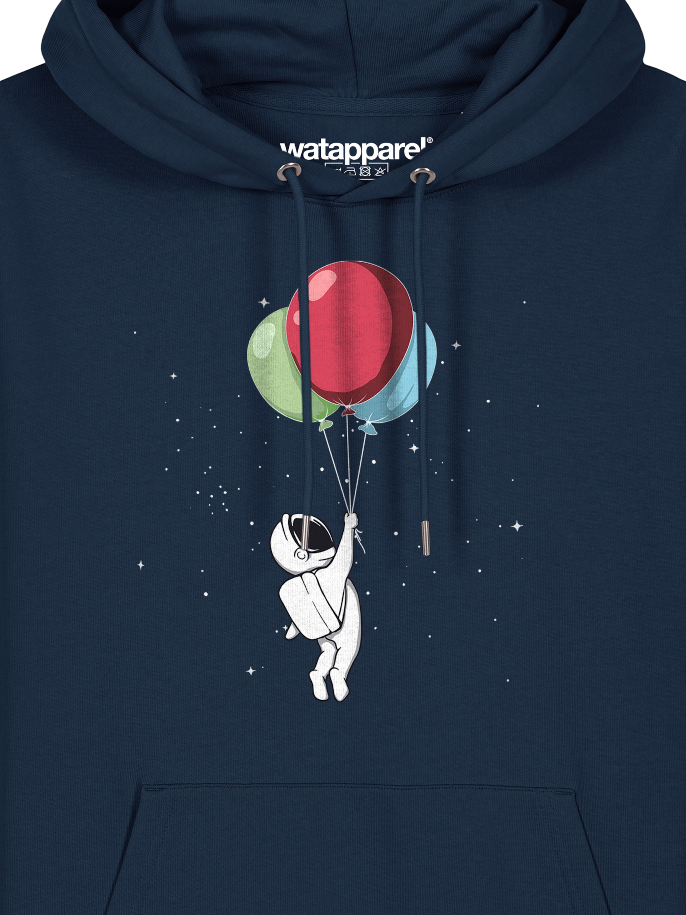 Sweat-shirt ' Little Balloon Astronaut ' Watapparel en bleu