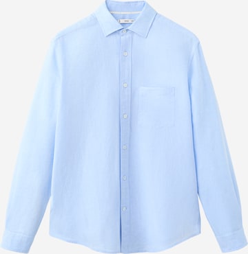 MANGO MAN Button Up Shirt 'AVISPAF' in Blue: front