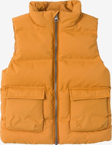 Gilet 'MELLOW' NAME IT en marron : devant