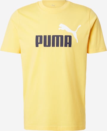 T-Shirt fonctionnel 'ESS No. 1' PUMA en jaune : devant